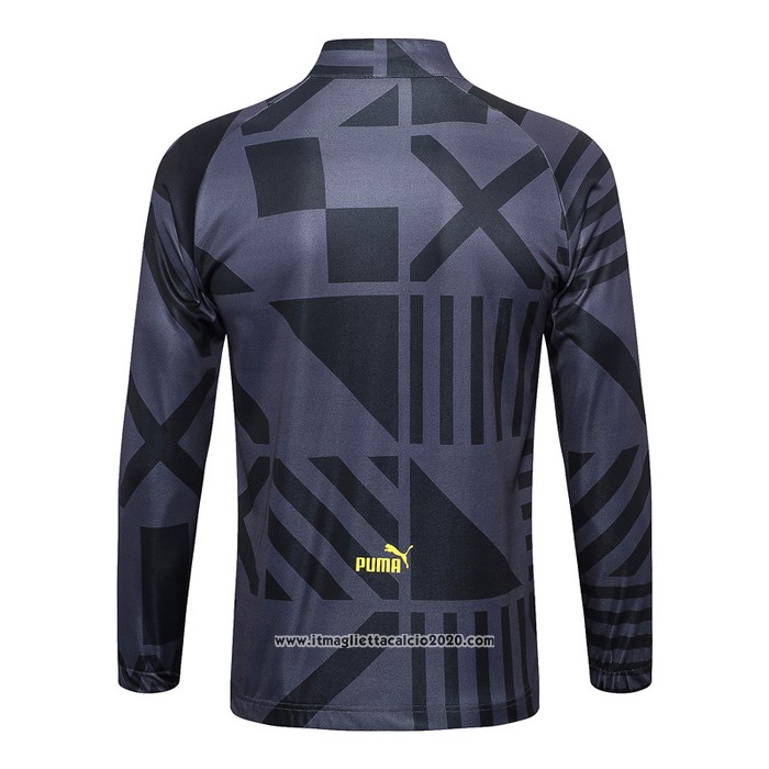 Giacca Borussia Dortmund 2022 2023 Nero e Grigio